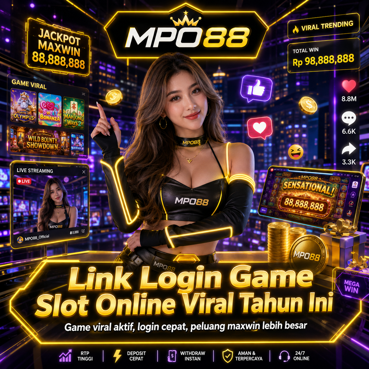 MPO88 : Link Login Game Slot Online Viral Tahun Ini